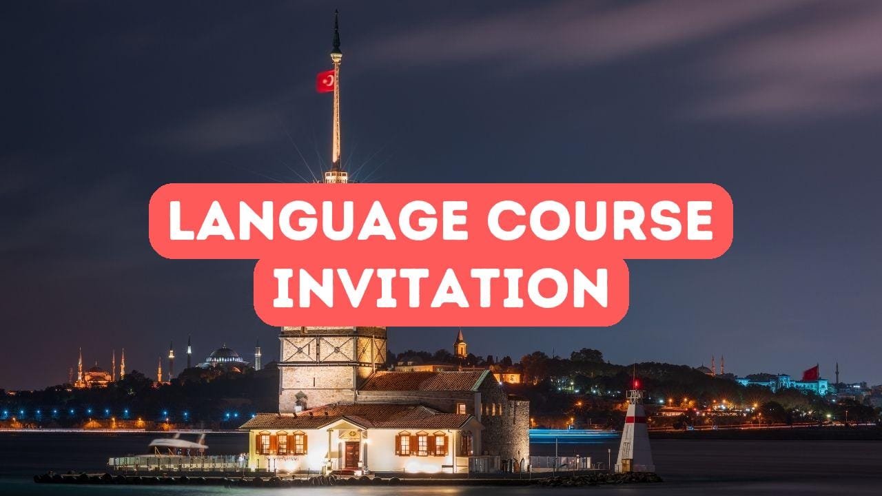 Turkish Language Course Invitation Letter